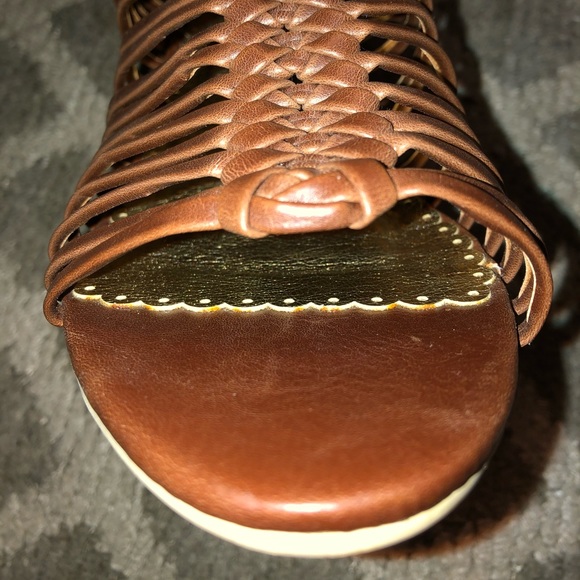 Brown Braided Heels - Picture 5 of 8